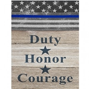Duty Honour Courage Perforated Bookmarks