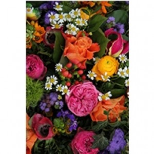 Spring Bouquet Perforated Bookmarks