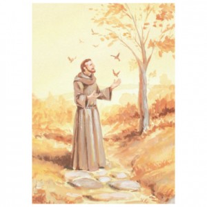 St Francis Of Assisi Perforated Bookmarks