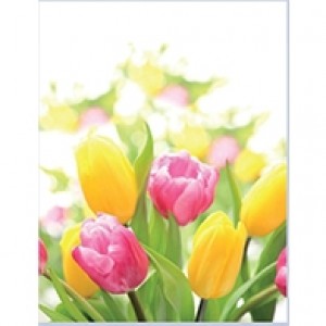 Tulips Perforated Bookmarks